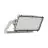 Ledvance LED Floodlight Max Radial 10 Aluminium Grey 600W 93000lm 10D - 740 Cool White | IP66 - Symmetrical