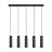 Nordlux Pendant Tilo Metal Black | IP20 - Suitable for 5x GU10